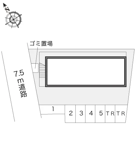 ★手数料０円★鴻巣市吹上本町４丁目　月極駐車場（LP）